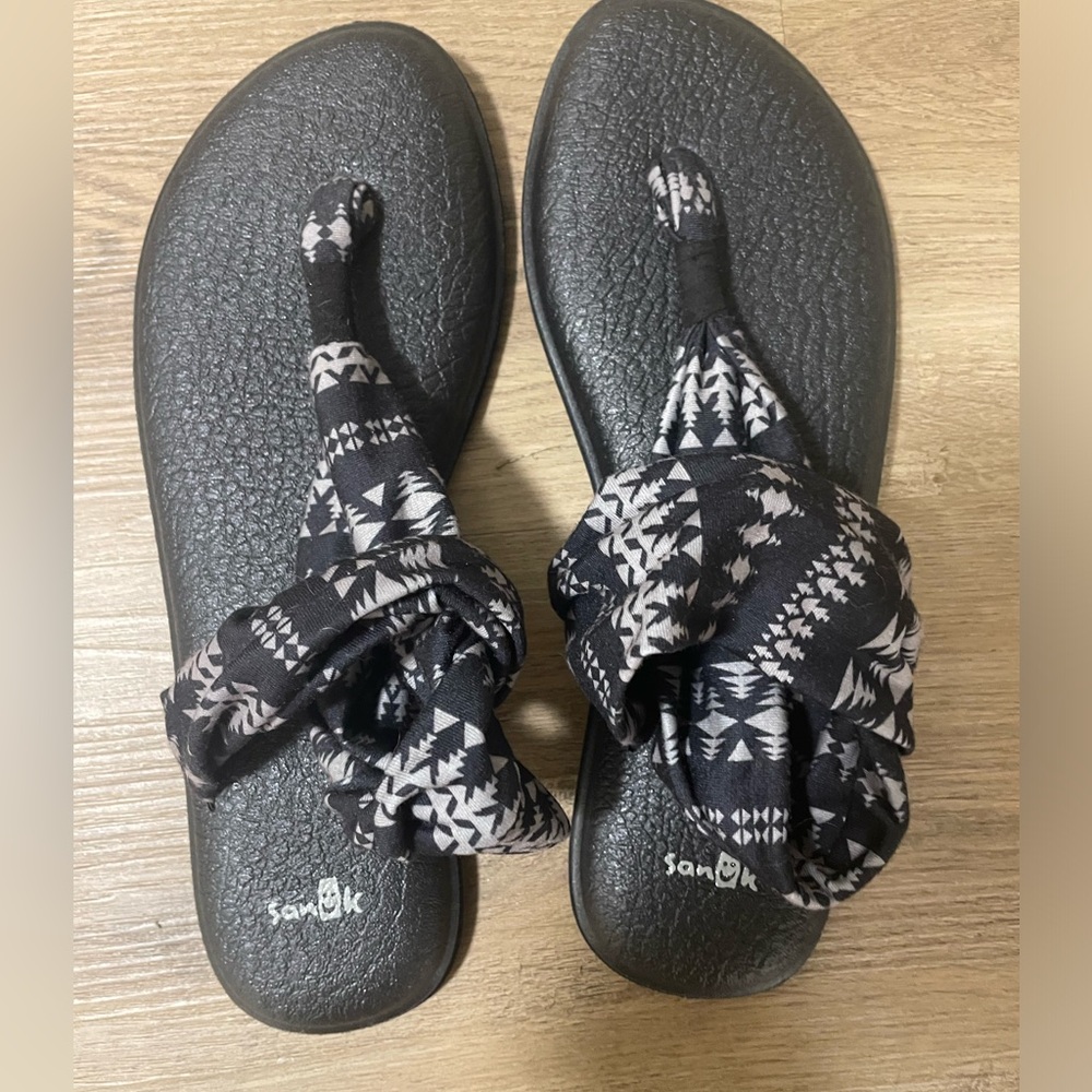 Sanuk Yoga 2 Sling Sandals Womens 10 Sustainable Summer Boho Comfort Vacation